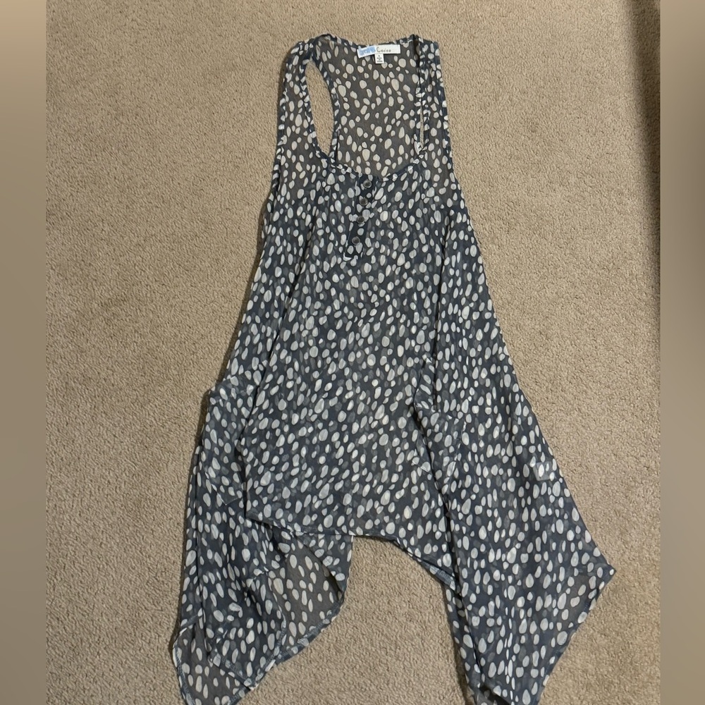 Cecico sheer tank top